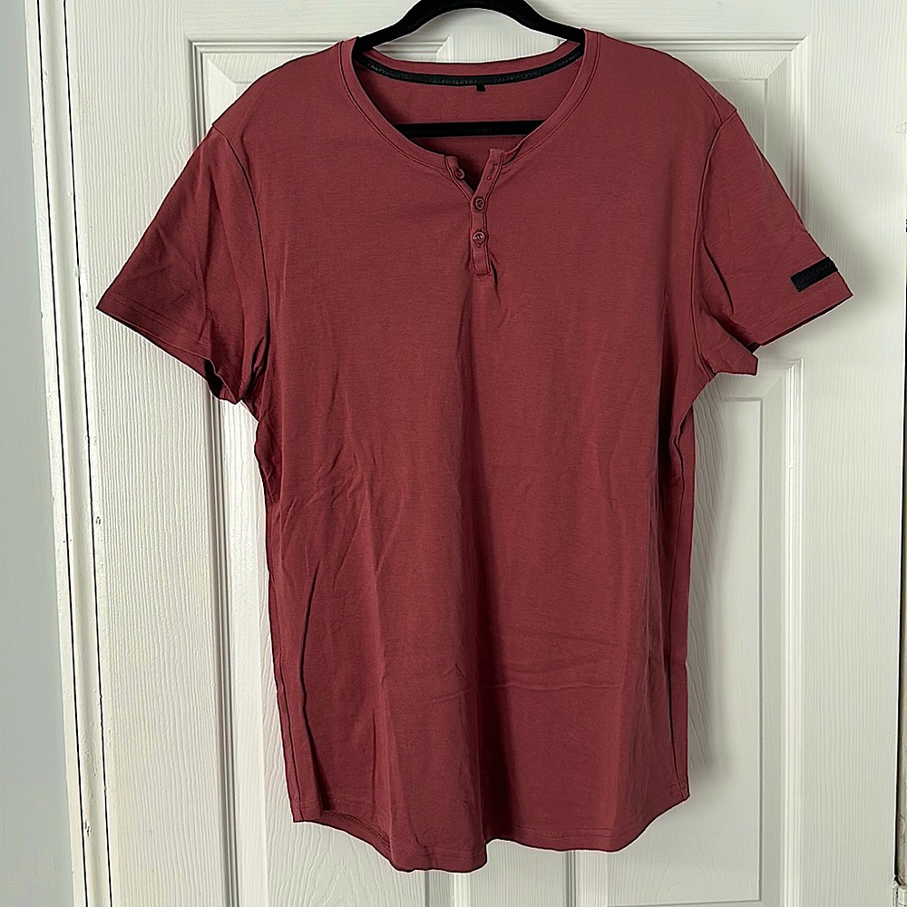 Alphalete Henley (Premium), Size: L, Color: Apple Butter